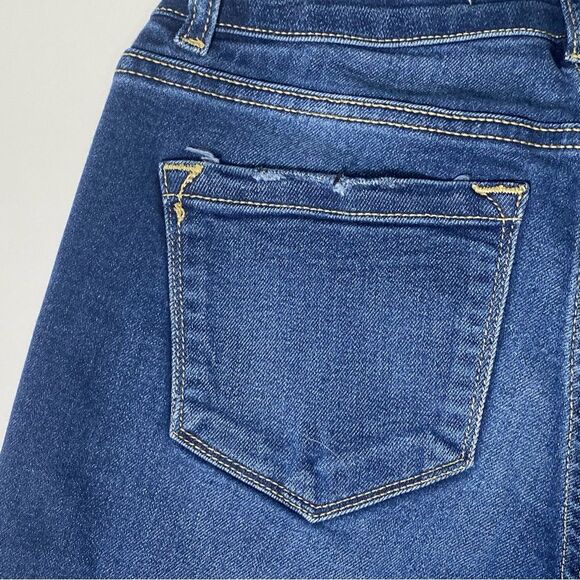 Kancan Holly Midrise Skinny Jeans Dark Wash Blue Women's Size 5/26 - Picture 4 of 14